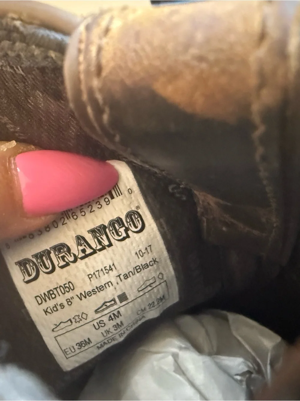 Durango western scuffing heel